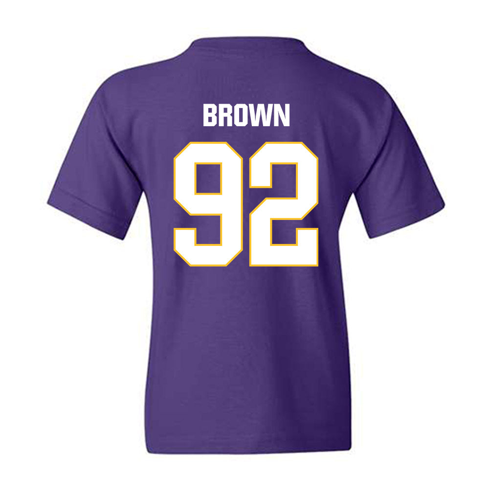 LSU - NCAA Football : Brandon Brown - Classic Shersey Youth T-Shirt-1