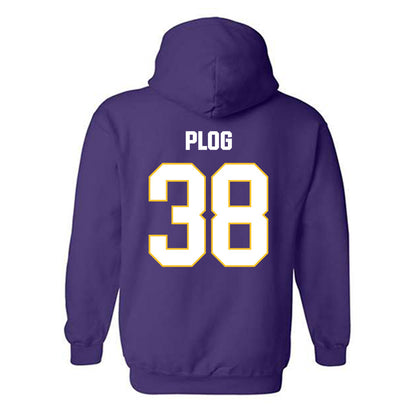 LSU - NCAA Baseball : Ethan Plog - Classic Shersey Hooded Sweatshirt-1