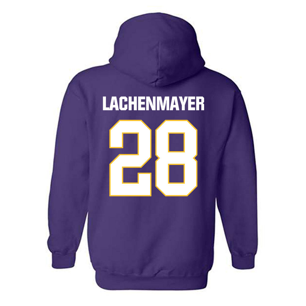 LSU - NCAA Baseball : Danny Lachenmayer - Classic Shersey Hooded Sweatshirt-1