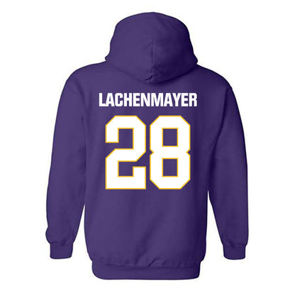 LSU - NCAA Baseball : Danny Lachenmayer - Classic Shersey Hooded Sweatshirt-1
