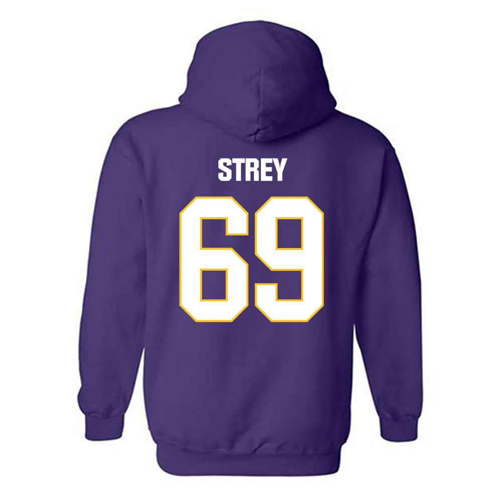 LSU - NCAA Football : Darrin Strey - Classic Shersey Hooded Sweatshirt-1