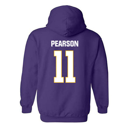 LSU - NCAA Baseball : Josh Pearson - Classic Shersey Hooded Sweatshirt-1