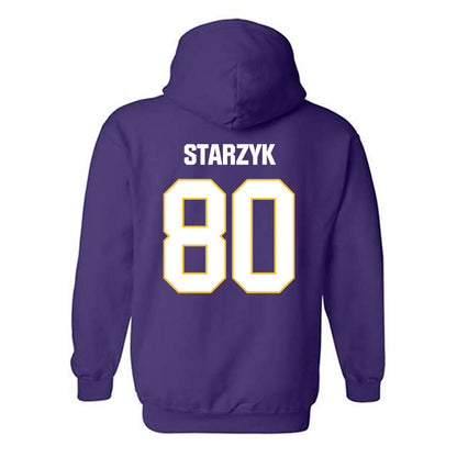 LSU - NCAA Football : Scott Starzyk - Classic Shersey Hooded Sweatshirt-1