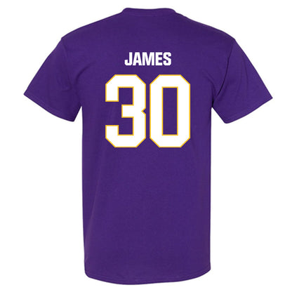 LSU - NCAA Football : Treylan James - Classic Shersey T-Shirt-1