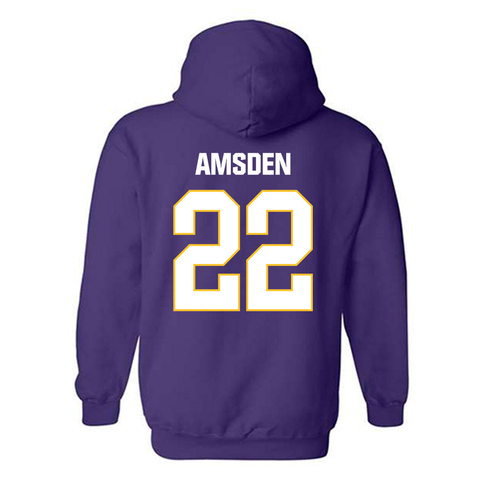 LSU - NCAA Women's Soccer : Ava Amsden - Classic Shersey Hooded Sweatshirt-1