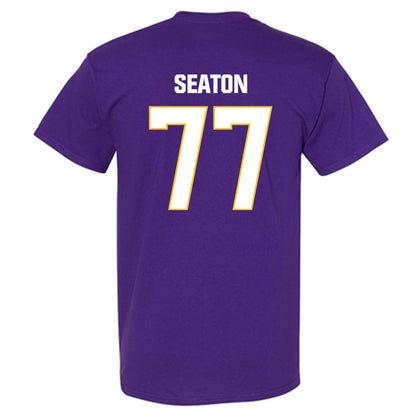 LSU - NCAA Football : Jordan Seaton - Classic Shersey T-Shirt-1