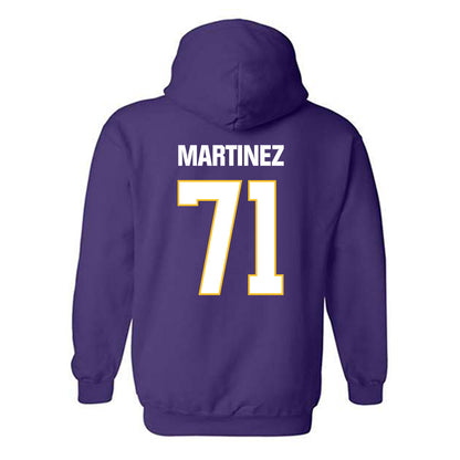 LSU - NCAA Football : Brysten Martinez - Classic Shersey Hooded Sweatshirt-1
