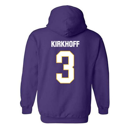 LSU - NCAA Women's Volleyball : Aly Kirkhoff - Classic Shersey Hooded Sweatshirt-1