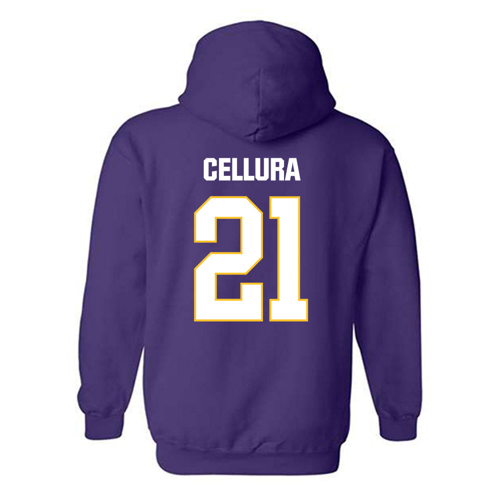 LSU - NCAA Softball : Cece Cellura - Classic Shersey Hooded Sweatshirt-1