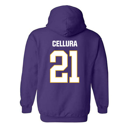 LSU - NCAA Softball : Cece Cellura - Classic Shersey Hooded Sweatshirt-1