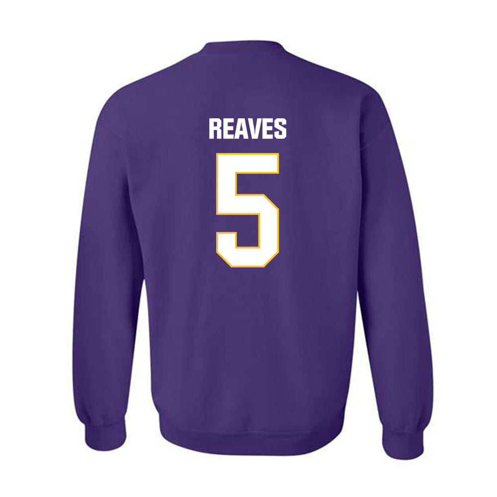 LSU - NCAA Baseball : Tanner Reaves - Classic Shersey Crewneck Sweatshirt-1