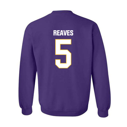LSU - NCAA Baseball : Tanner Reaves - Classic Shersey Crewneck Sweatshirt-1