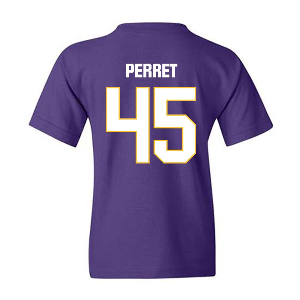 LSU - NCAA Football : Sean Perret - Classic Shersey Youth T-Shirt-1
