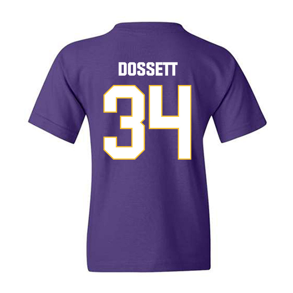 LSU - NCAA Football : Mason Dossett - Classic Shersey Youth T-Shirt-1