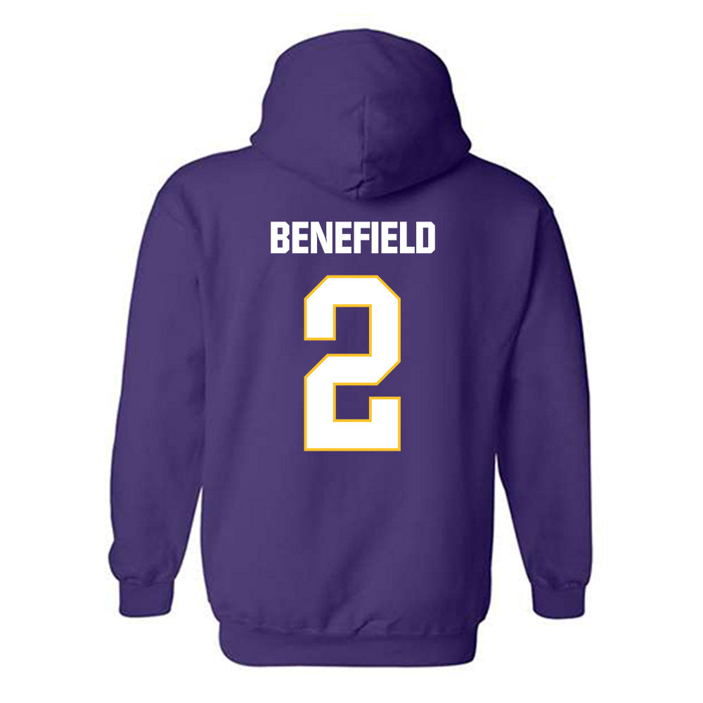 LSU - NCAA Football : Ty Benefield - Classic Shersey Hooded Sweatshirt-1