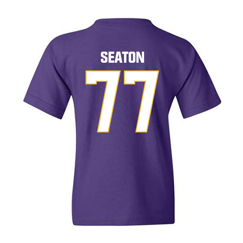 LSU - NCAA Football : Jordan Seaton - Classic Shersey Youth T-Shirt-1