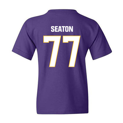 LSU - NCAA Football : Jordan Seaton - Classic Shersey Youth T-Shirt-1