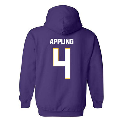 LSU - NCAA Softball : Gradie Appling - Classic Shersey Hooded Sweatshirt-1