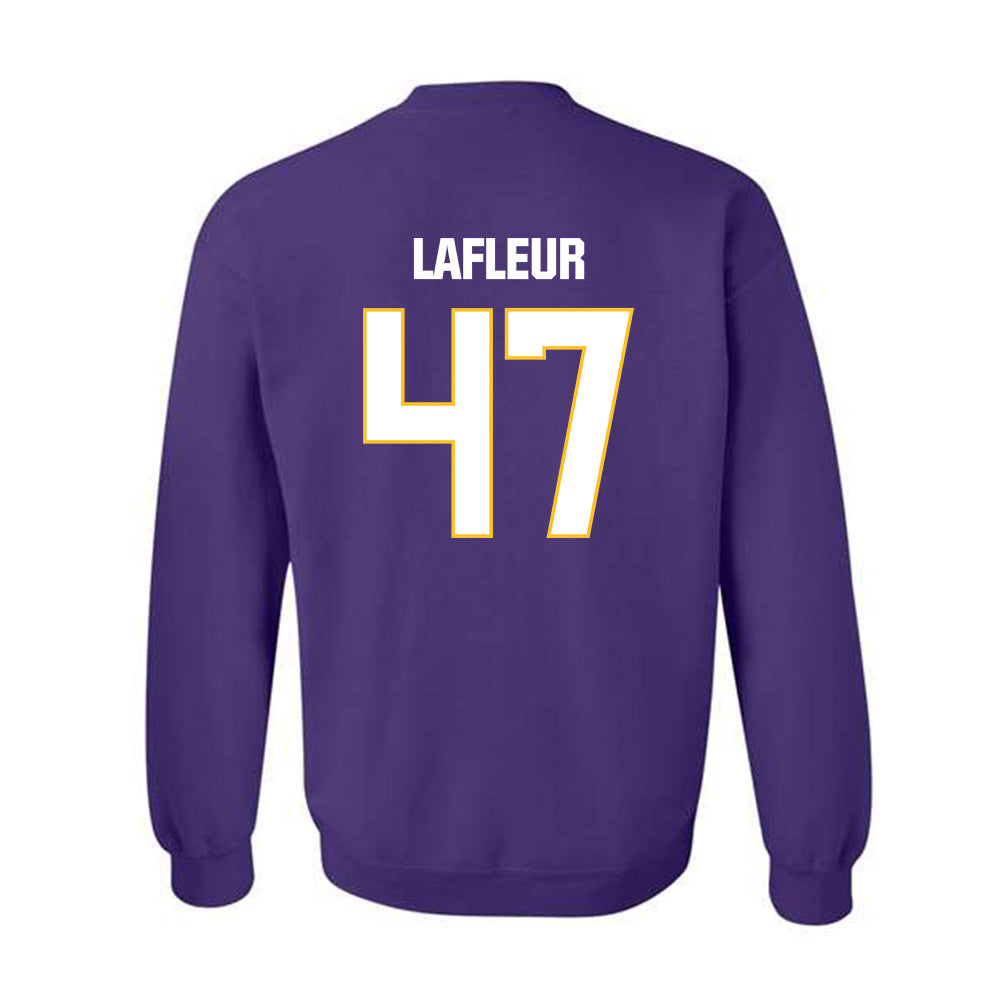 LSU - NCAA Football : JD LaFleur - Classic Shersey Crewneck Sweatshirt-1