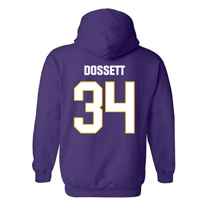 LSU - NCAA Football : Mason Dossett - Classic Shersey Hooded Sweatshirt-1