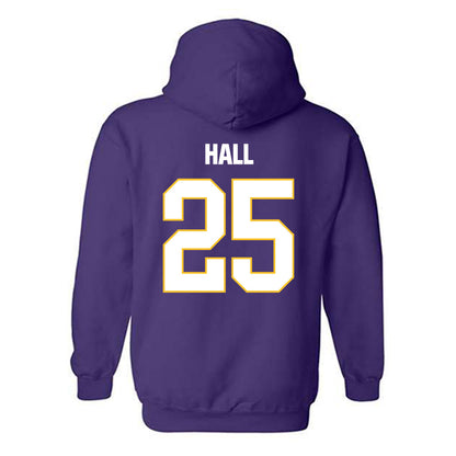 LSU - NCAA Football : Aiden Hall - Classic Shersey Hooded Sweatshirt-1