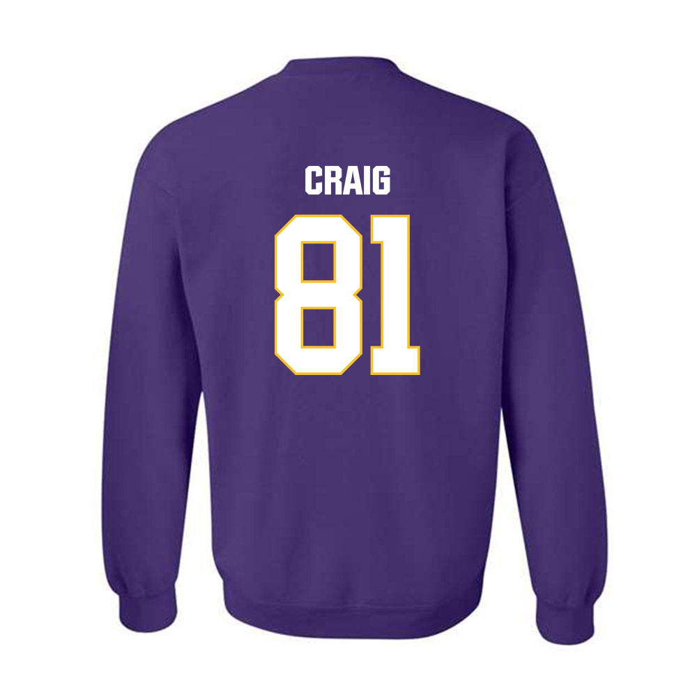 LSU - NCAA Football : Landon Craig - Classic Shersey Crewneck Sweatshirt-1