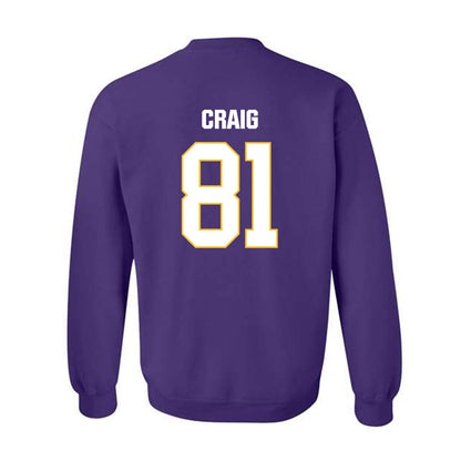LSU - NCAA Football : Landon Craig - Classic Shersey Crewneck Sweatshirt-1