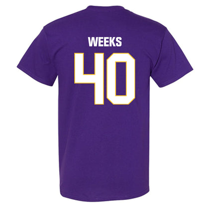 LSU - NCAA Football : Whit Weeks - Classic Shersey T-Shirt-1