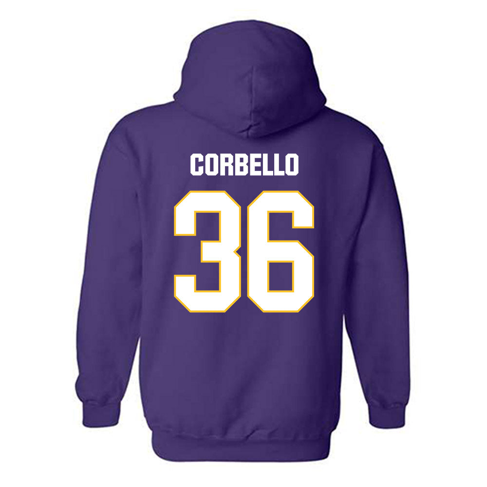 LSU - NCAA Football : Aidan Corbello - Classic Shersey Hooded Sweatshirt-1