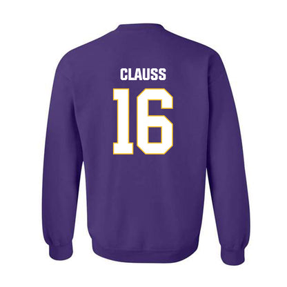 LSU - NCAA Baseball : Ethan Clauss - Classic Shersey Crewneck Sweatshirt-1