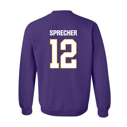 LSU - NCAA Beach Volleyball : Julia Sprecher - Classic Shersey Crewneck Sweatshirt-1