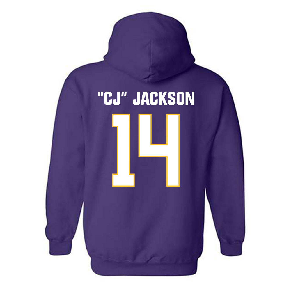 LSU - NCAA Football : Christopher "CJ" Jackson - Classic Shersey Hooded Sweatshirt-1