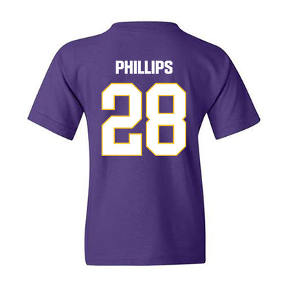 LSU - NCAA Softball : Jada Phillips - Classic Shersey Youth T-Shirt-1