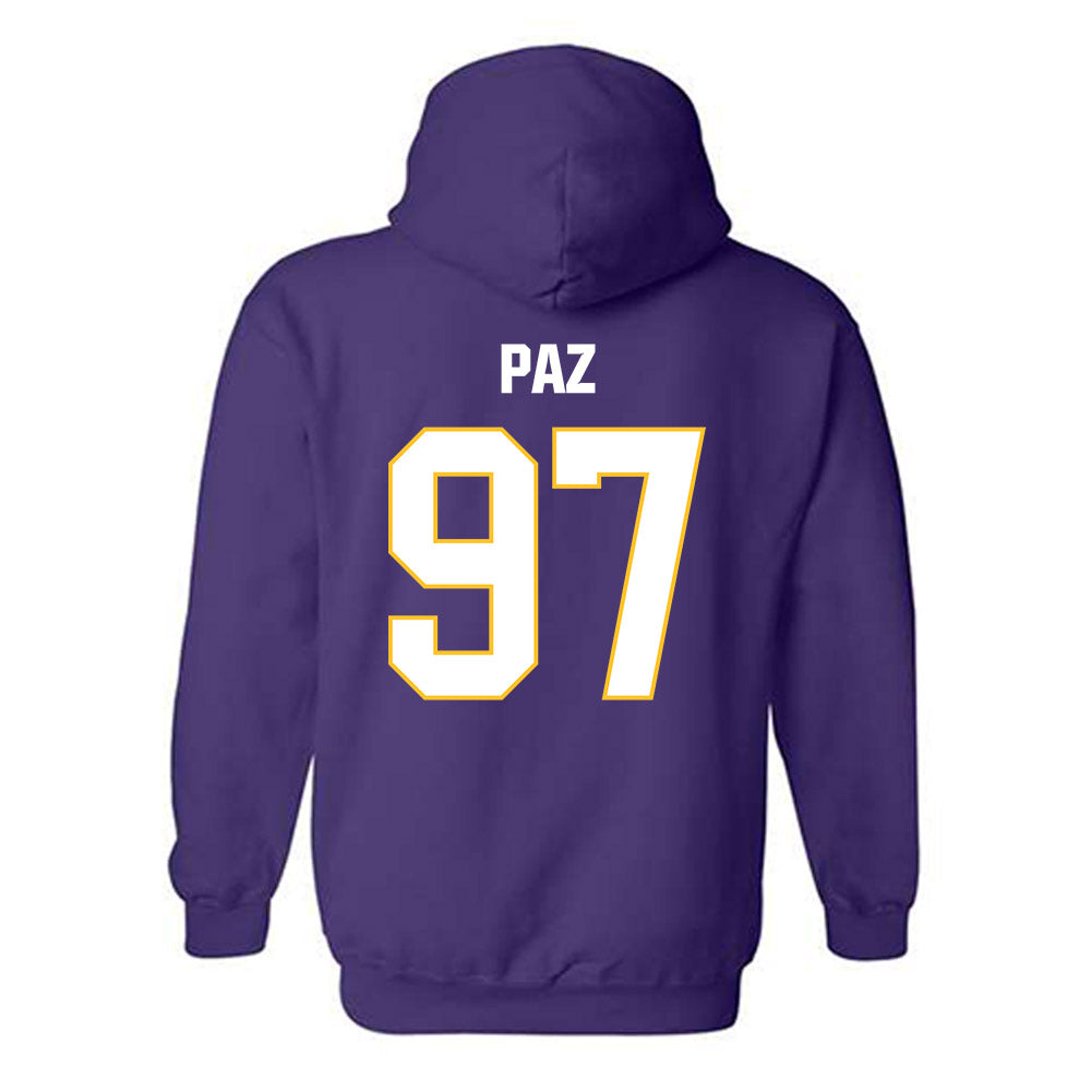 LSU - NCAA Baseball : Marcos Paz - Classic Shersey Hooded Sweatshirt-1