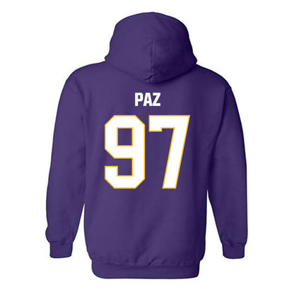 LSU - NCAA Baseball : Marcos Paz - Classic Shersey Hooded Sweatshirt-1