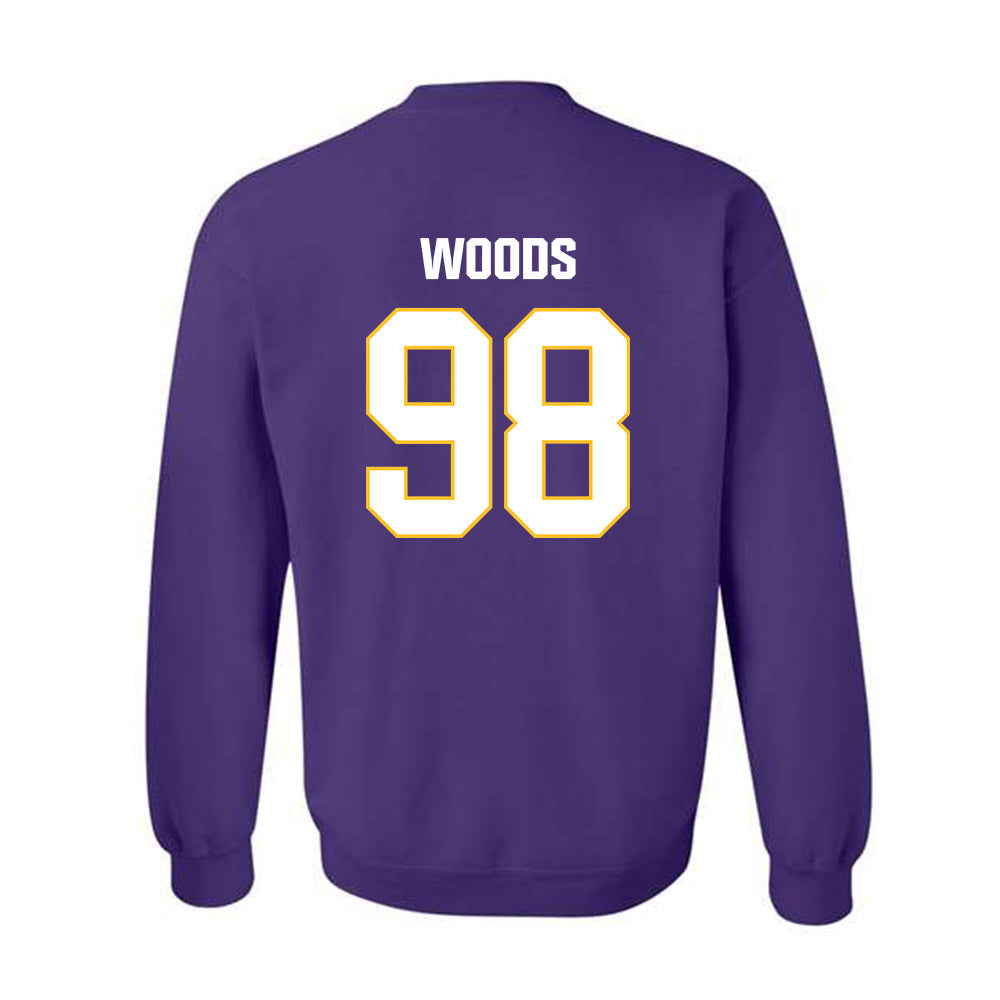 LSU - NCAA Football : Achilles Woods - Classic Shersey Crewneck Sweatshirt-1