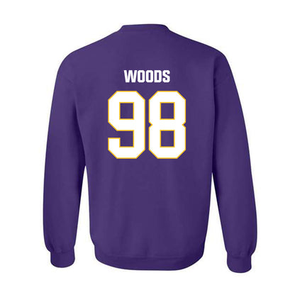 LSU - NCAA Football : Achilles Woods - Classic Shersey Crewneck Sweatshirt-1