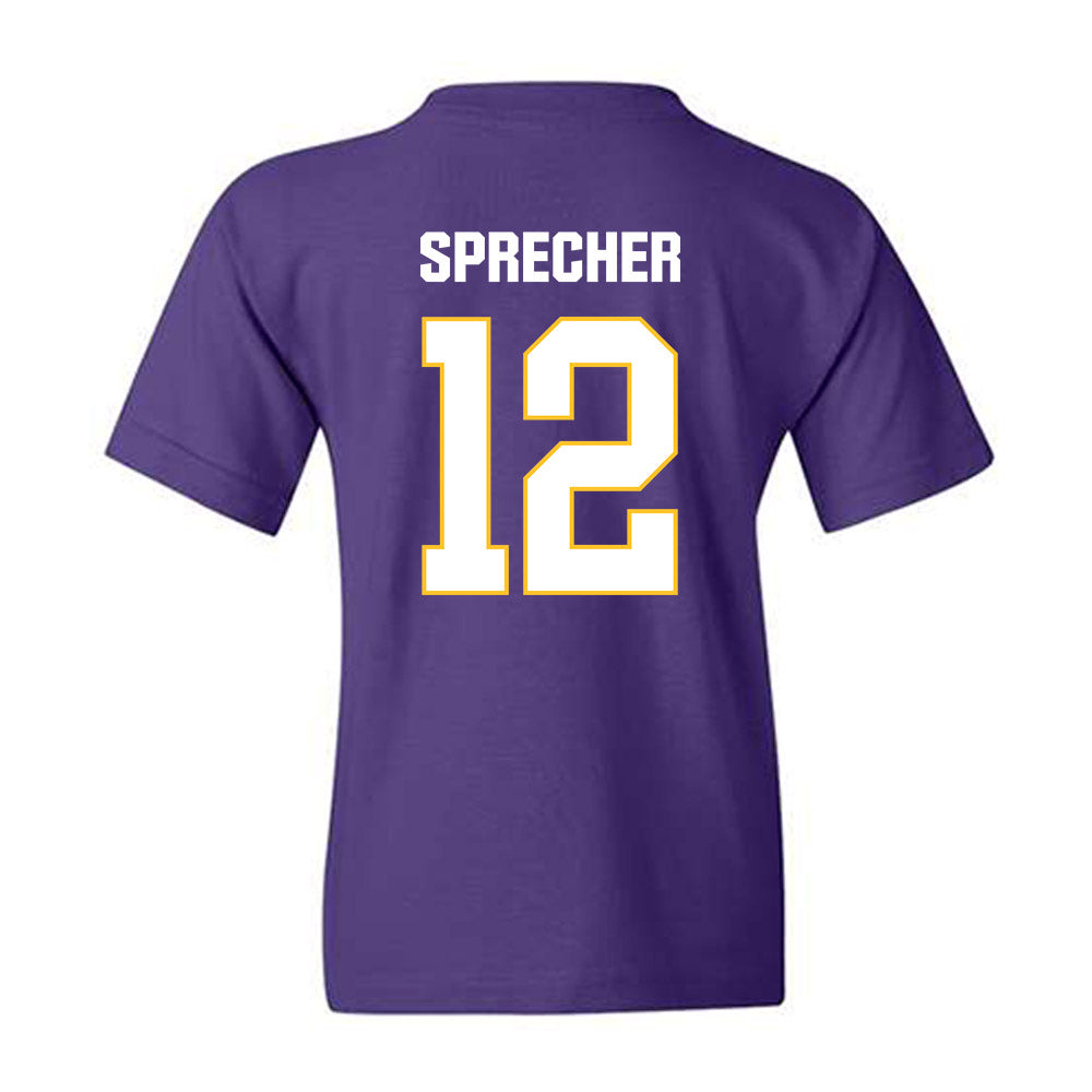 LSU - NCAA Beach Volleyball : Julia Sprecher - Classic Shersey Youth T-Shirt-1