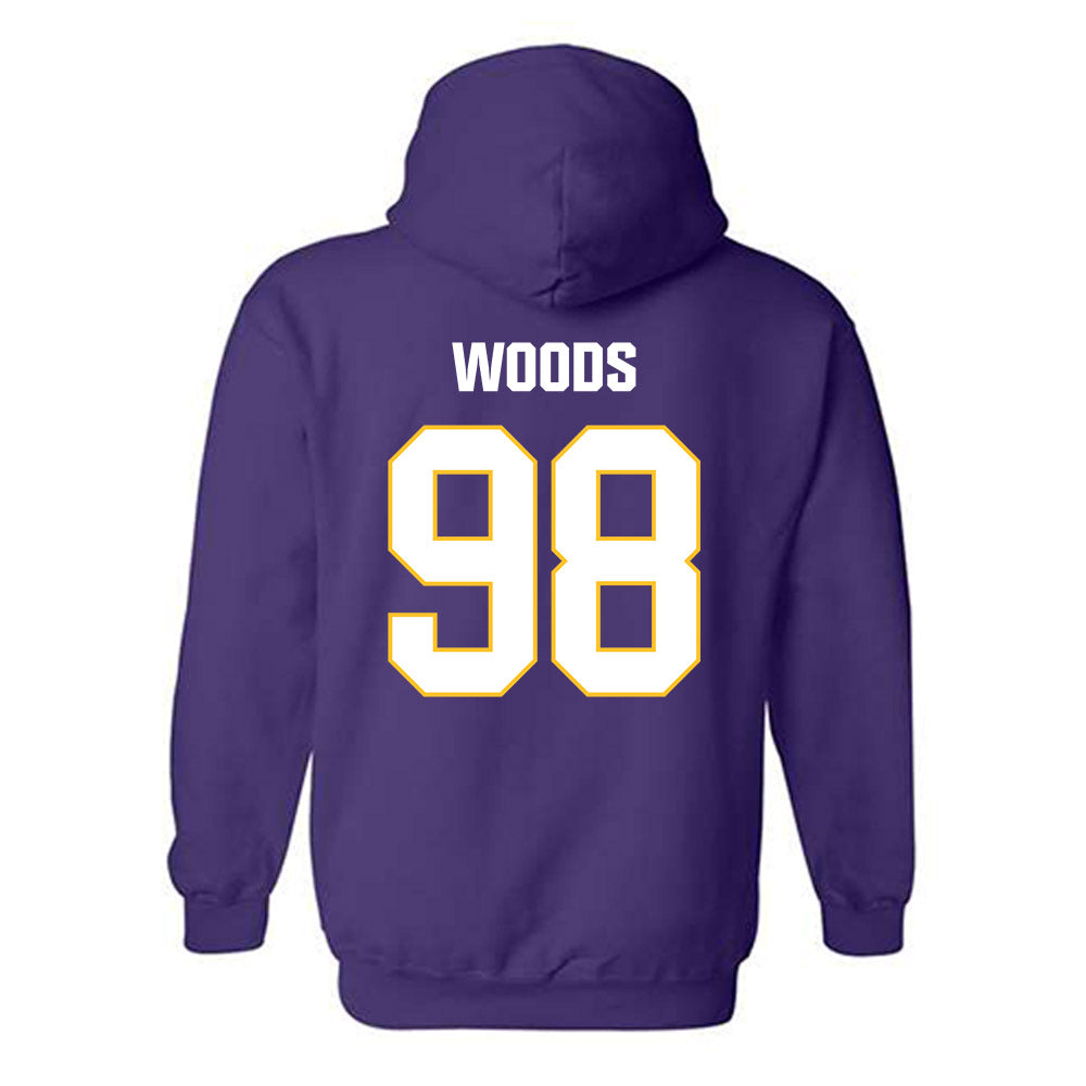 LSU - NCAA Football : Achilles Woods - Classic Shersey Hooded Sweatshirt-1