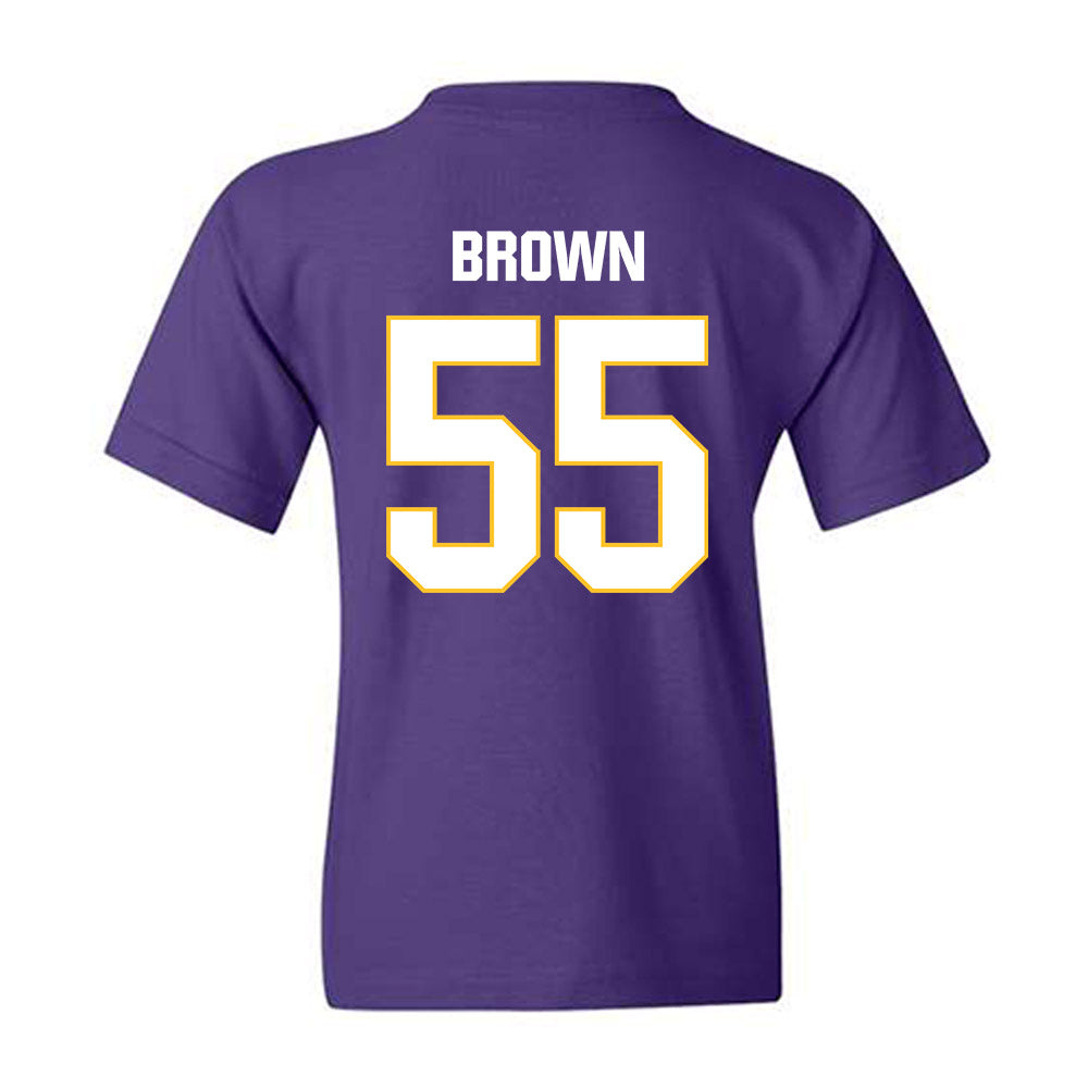 LSU - NCAA Football : Lamar Brown - Classic Shersey Youth T-Shirt-1