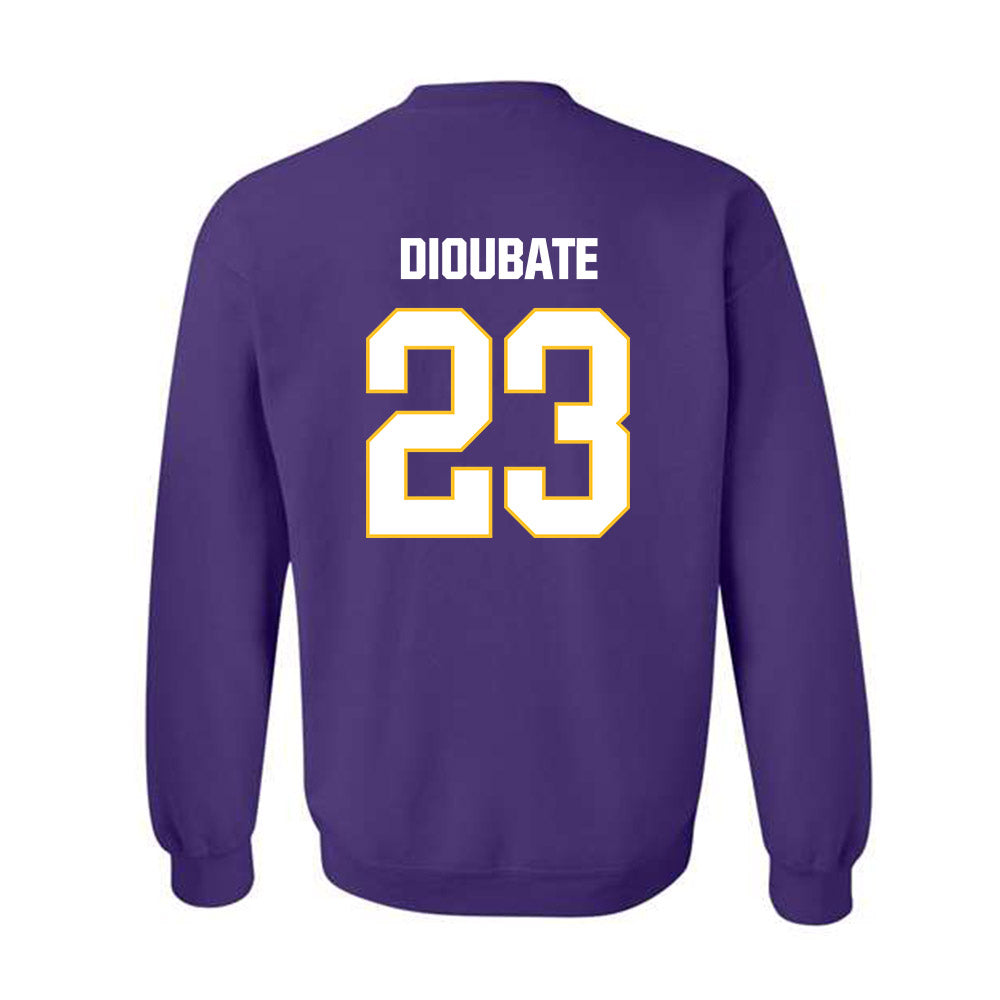 LSU - NCAA Men's Basketball : Mouhamed Dioubate - Classic Shersey Crewneck Sweatshirt-1