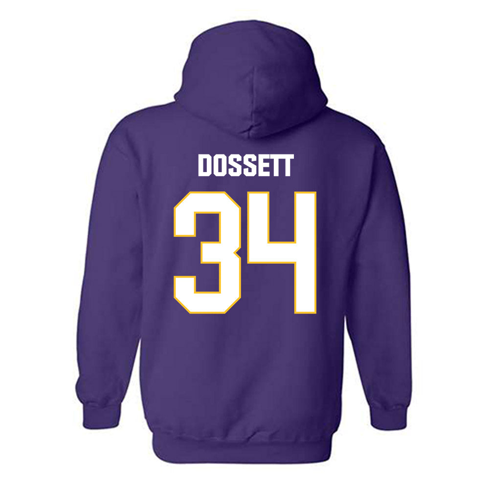 LSU - NCAA Football : Mason Dossett - Classic Shersey Hooded Sweatshirt-1
