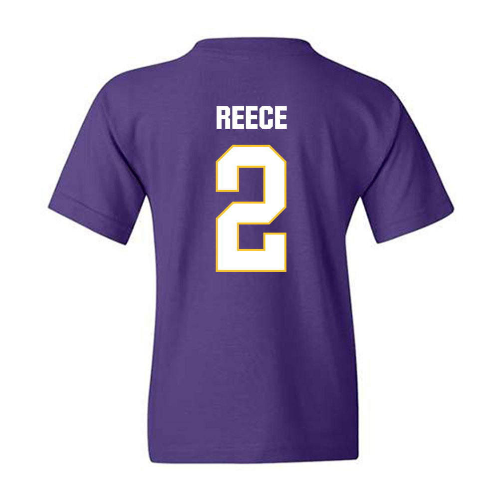 LSU - NCAA Men's Basketball : Jalen Reece - Classic Shersey Youth T-Shirt-1