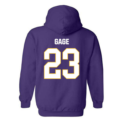 LSU - NCAA Football : Stacy Gage - Classic Shersey Hooded Sweatshirt-1