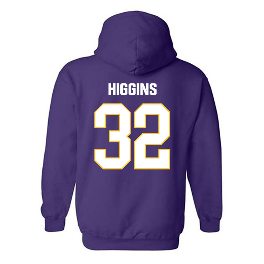 LSU - NCAA Football : Gavin Higgins - Classic Shersey Hooded Sweatshirt-1