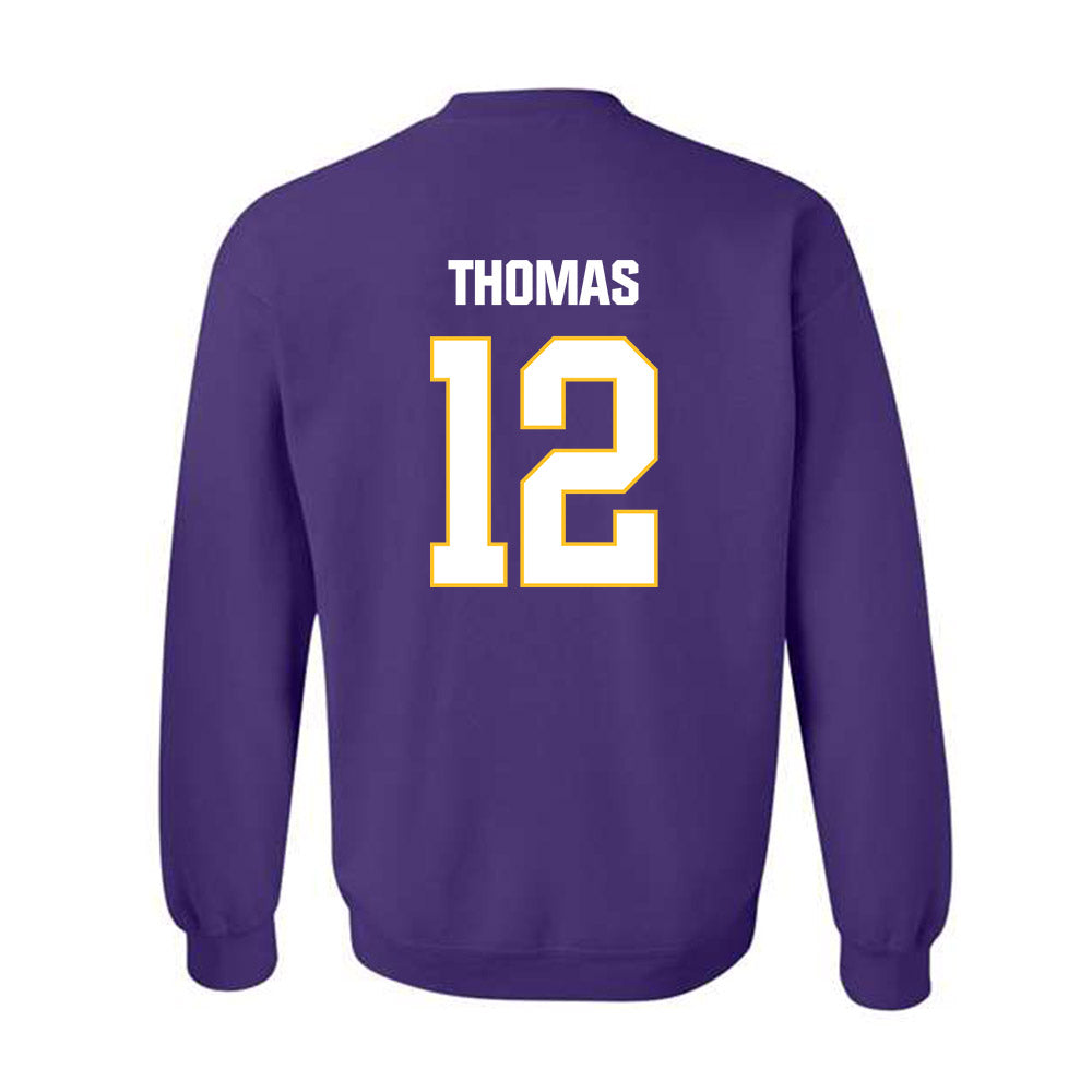 LSU - NCAA Football : Malachi Thomas - Classic Shersey Crewneck Sweatshirt-1