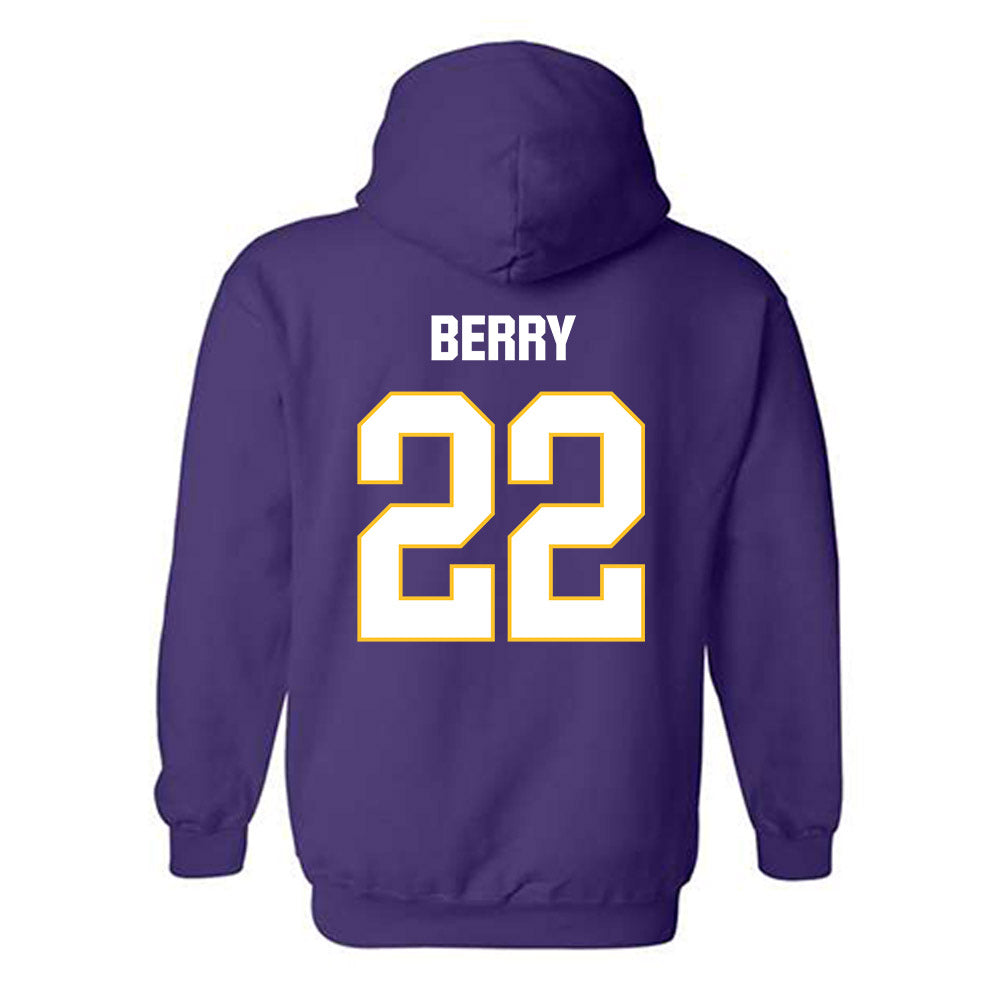 LSU - NCAA Football : Harlem Berry - Classic Shersey Hooded Sweatshirt-1