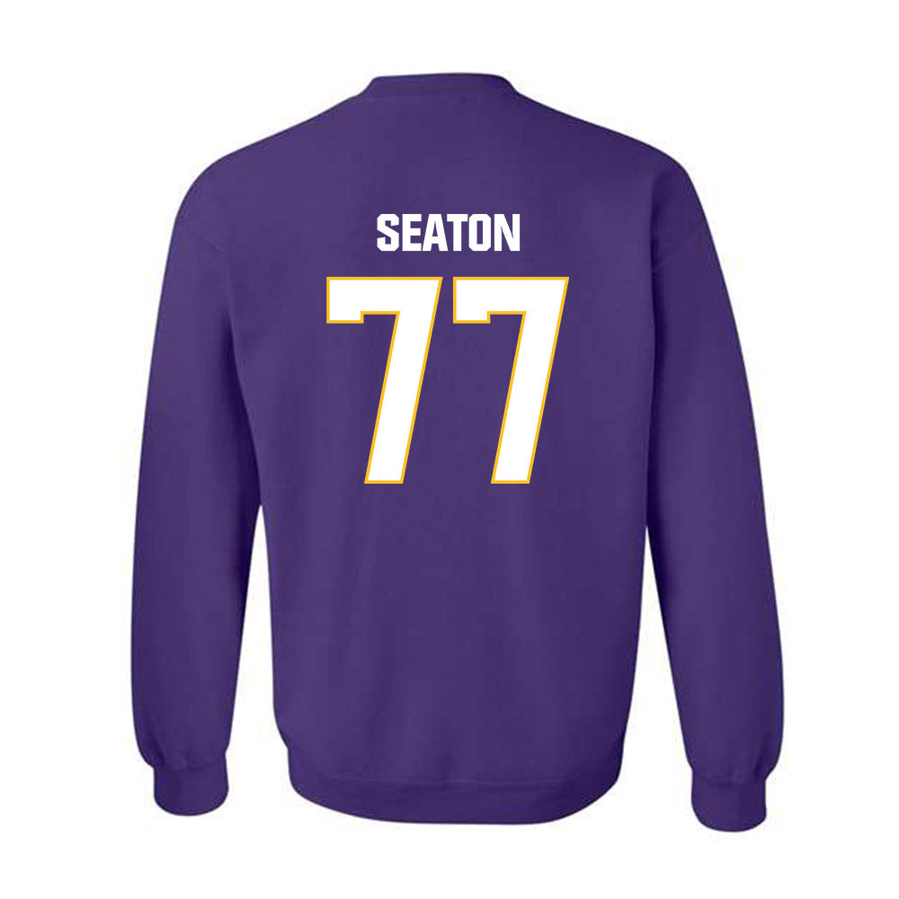 LSU - NCAA Football : Jordan Seaton - Classic Shersey Crewneck Sweatshirt-1