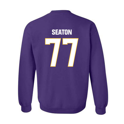 LSU - NCAA Football : Jordan Seaton - Classic Shersey Crewneck Sweatshirt-1