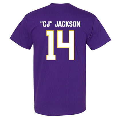 LSU - NCAA Football : Christopher "CJ" Jackson - Classic Shersey T-Shirt-1